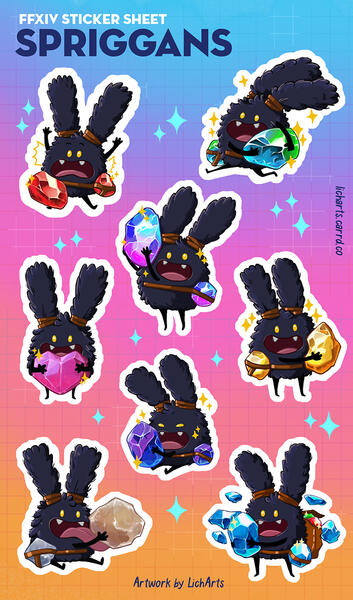 FFXIV Spriggran Stickers